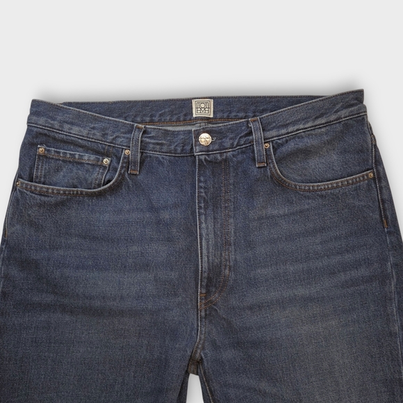TOTEME Women's Regular Fit Jeans - Size 32/32 - Picture 3 of 10
